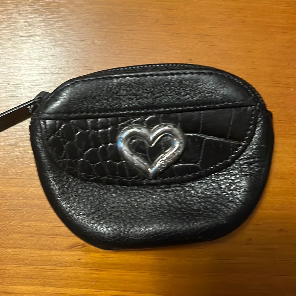 Small change wallet genuine leather
